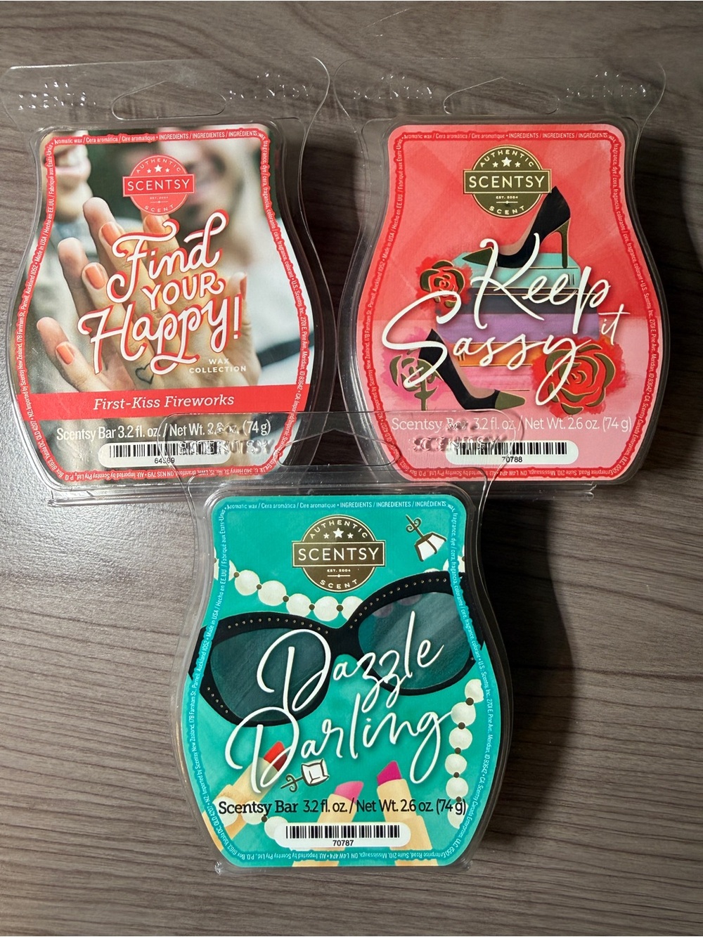 Lot of 3 Scentsy Wax Melts